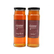 Sourwood Honey and Orange Blossom Honey in 12 oz jars