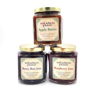 Apple Butter Berry Best Jam and Raspberry Jam