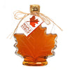 Pure Maple Syrup in Maple Leaf Glass Bottle